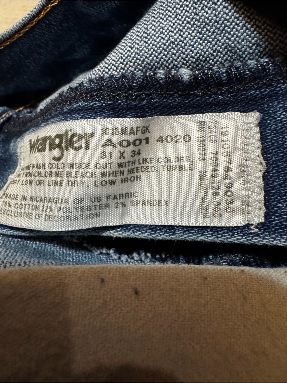 WRANGLER 31x34 Men's Jeans - Picture 5 of 5
